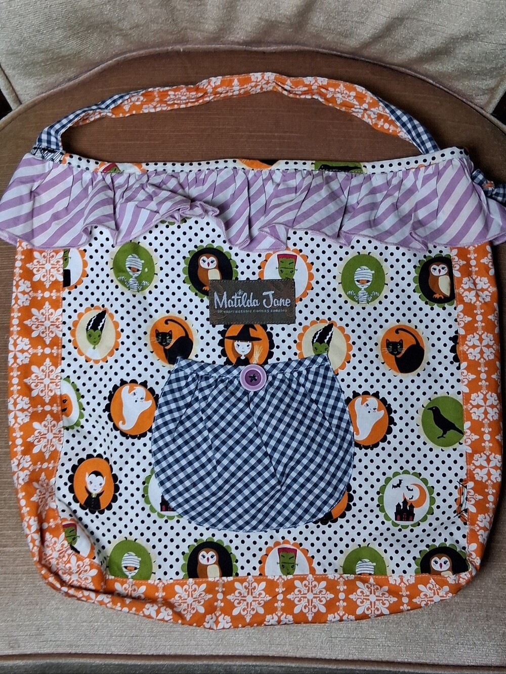 Matilda Jane Halloween candy tote bag